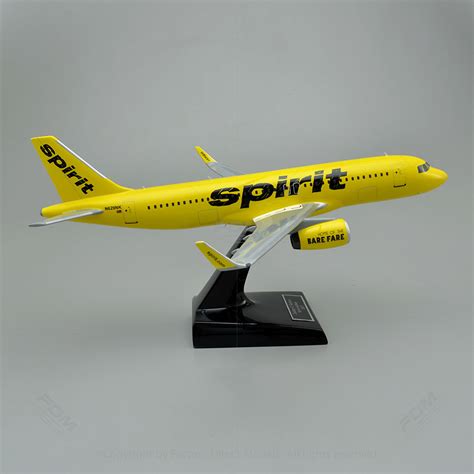 spirit airlines model plane
